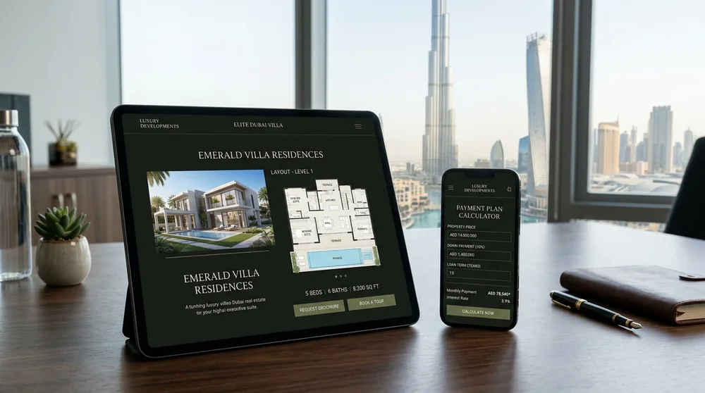 High-Converting Real Estate Landing Page Architecture