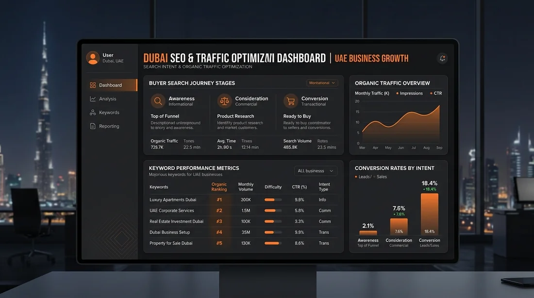 Buyer Search Journey and Search Intent Analytics in Dubai